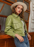 Boho Chic Jacket in Faux Leather